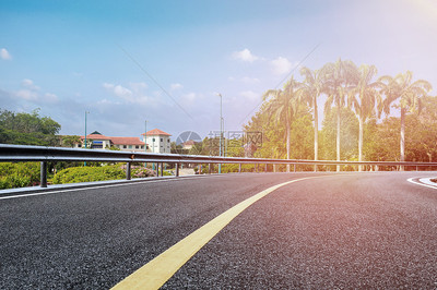 公路 大氣背景下的流動(dòng)樂章